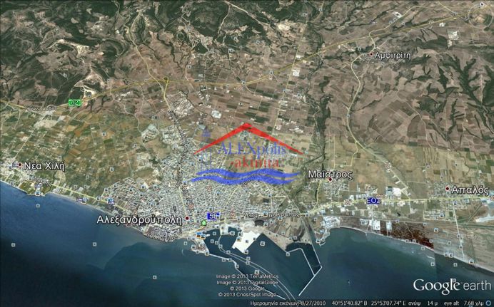 Land plot 614 sqm for sale, Evros, Alexandroupoli