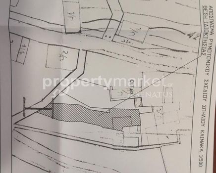 Land plot 535sqm for sale-Lampi » Spili