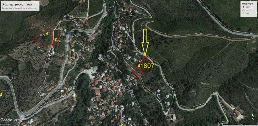 Οικόπεδο 1.807 τ.μ. πρός πώληση, Μαγνησία, Αφέτες
