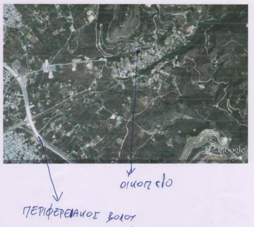 Οικόπεδο 600 τ.μ. πρός πώληση, Μαγνησία, Πορταριά
