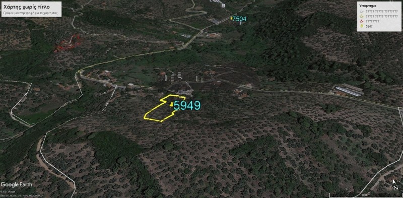 Οικόπεδο 5.949 τ.μ. πρός πώληση, Μαγνησία, Σηπιάδα