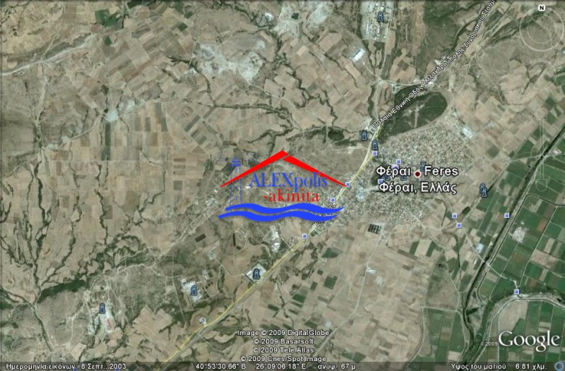 Οικόπεδο 725 τ.μ. για πώληση, Εβρος, Φέρες