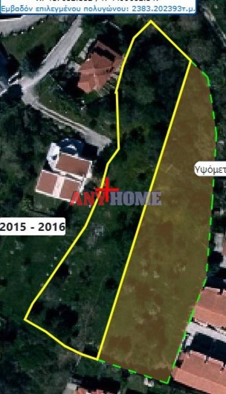 Οικόπεδο 2.383 τ.μ. πρός πώληση, Θεσσαλονίκη - Περιφ/Κοί Δήμοι, Χορτιάτης