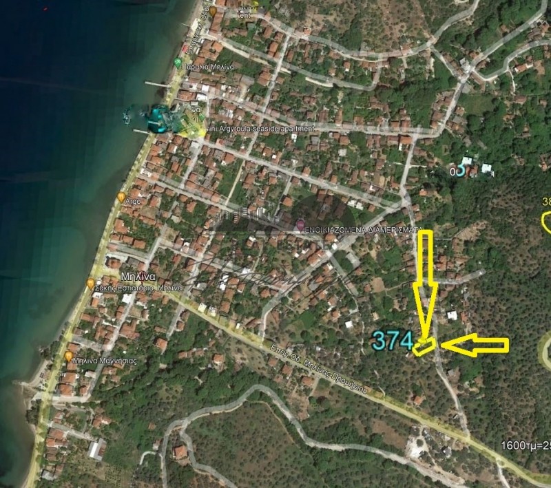 Αγροτεμάχια 374 τ.μ. πρός πώληση, Μαγνησία, Σηπιάδα