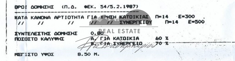Οικόπεδο 626 τ.μ. πρός πώληση, Μαγνησία, Βόλος