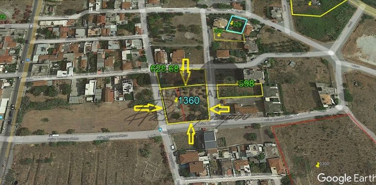 Οικόπεδο 1.360 τ.μ. για πώληση, Μαγνησία, Βόλος