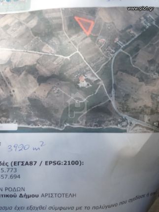 Parcel 3.980 sqm for sale, Chalkidiki, Stagiron - Akanthou