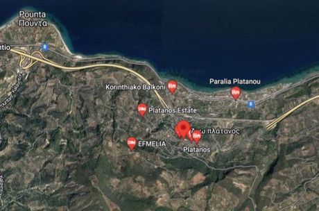 Land plot 3sqm for sale-Akrata » Platanos