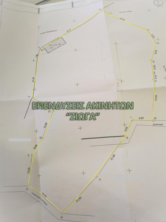 Οικόπεδο 3.000 τ.μ. πρός πώληση, Μαγνησία, Μηλιές