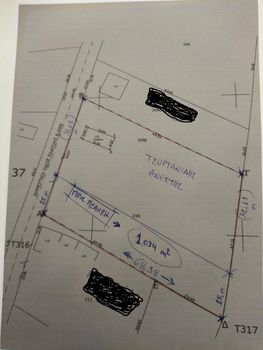 Land plot 1.035 sqm for sale