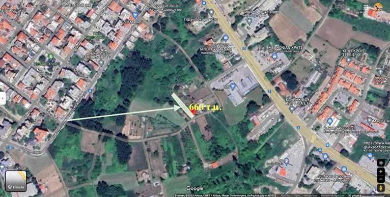Land plot 660 sqm for sale, Rodopi Prefecture, Komotini