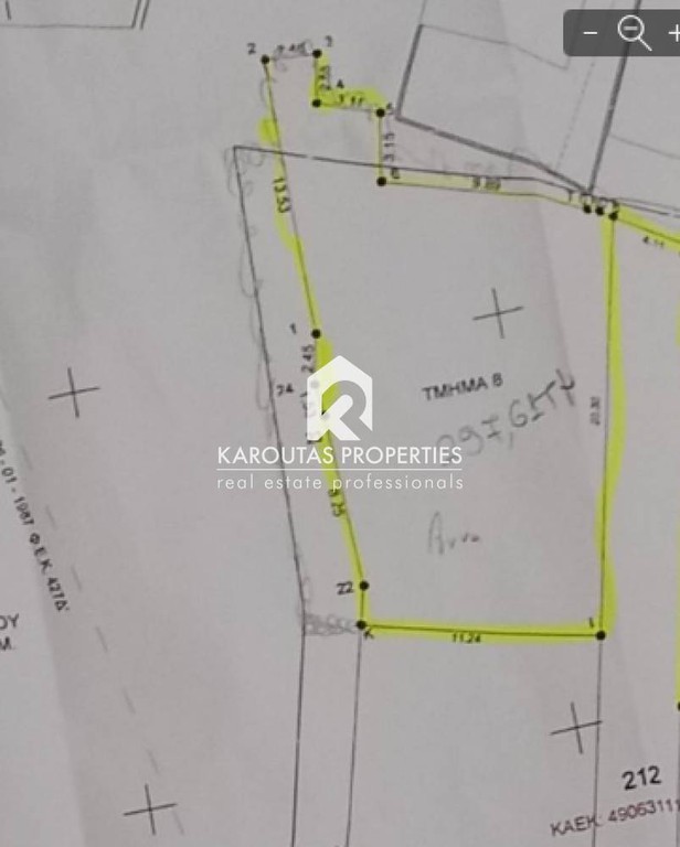 Οικόπεδο 297 τ.μ. προς πώληση, Σάρτη