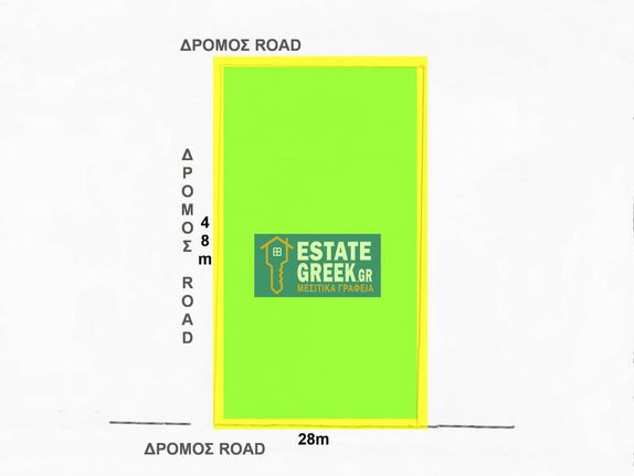 Land plot 1.350 sqm for sale, Kavala Prefecture, Eleitheres
