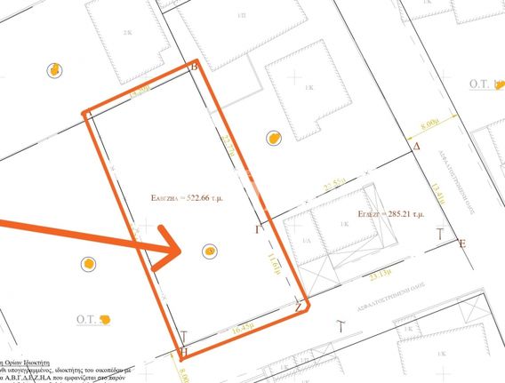 Land plot 523 sqm for sale, Chalkidiki, Kallikrateia