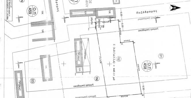 Land plot 500 sqm for sale, Serres Prefecture, Serres