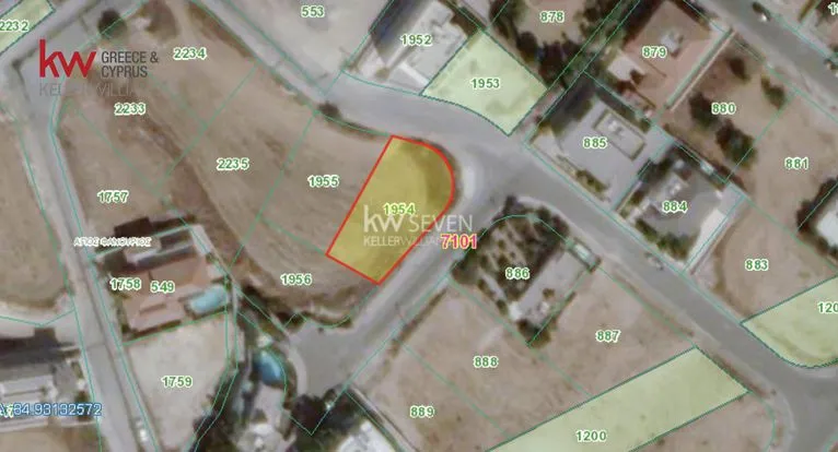 Land plot 563 sqm for sale, Larnaca, Larnaca (center)