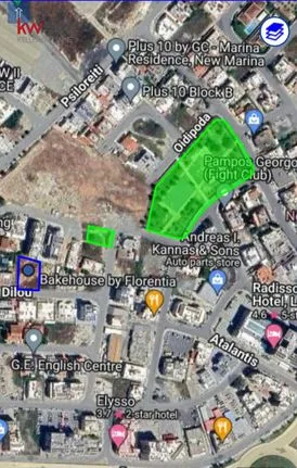 Land plot 697 sqm for sale, Larnaca, Larnaca (center)