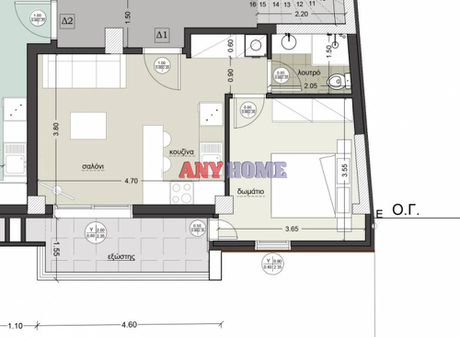 Studio / γκαρσονιέρα 56 τ.μ. για πώληση