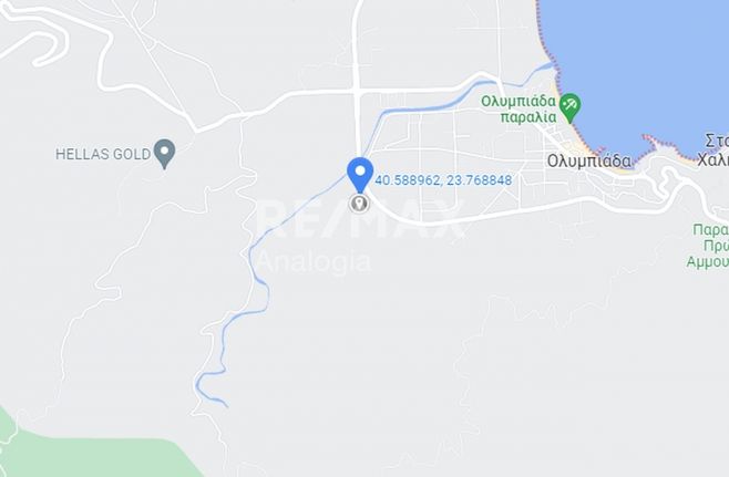 Parcel 1.250 sqm for sale, Chalkidiki, Stagiron - Akanthou