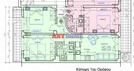 Apartment 58sqm for sale-Ippokratio