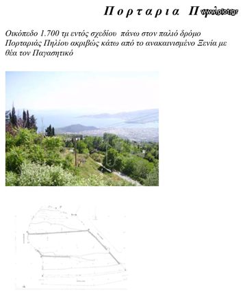 Land plot 1.574 sqm for sale, Magnesia, Portaria