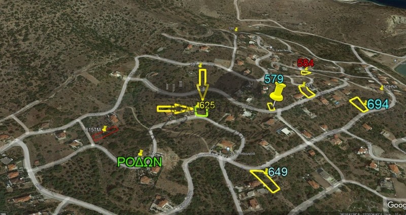 Οικόπεδο 625 τ.μ. πρός πώληση, Μαγνησία, Βόλος