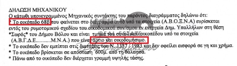 Οικόπεδο 625 τ.μ. πρός πώληση, Μαγνησία, Βόλος
