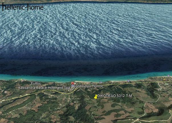 Land plot 5.312 sqm for sale, Chalkidiki, Kassandra
