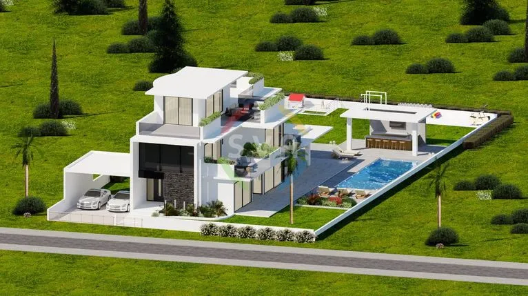 Villa 489 sqm for sale, Larnaca, Aradipou