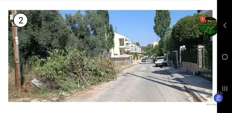 Land plot 500 sqm for sale, Athens - North, Marousi