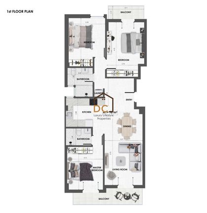 Apartment 100 sqm for sale, Piraeus Suburbs, Keratsini