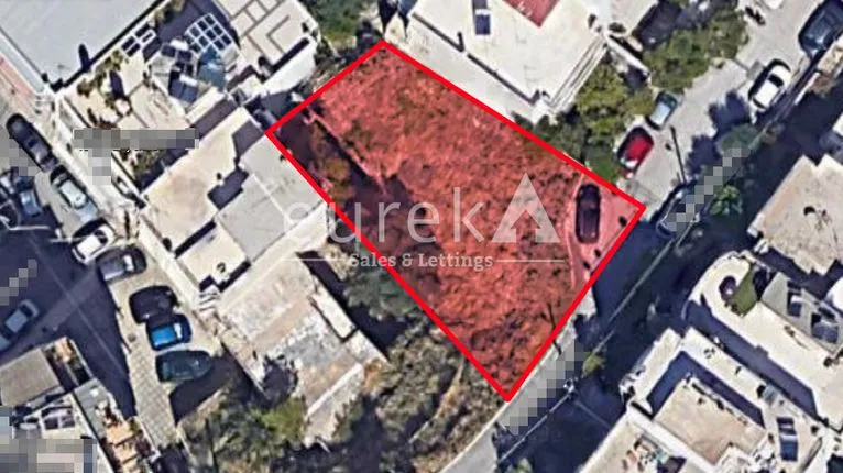 Land plot 213 sqm for sale, Athens - South, Kalithea