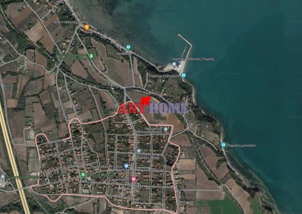 Land plot 642 sqm for sale, Pieria Prefecture, Methoni