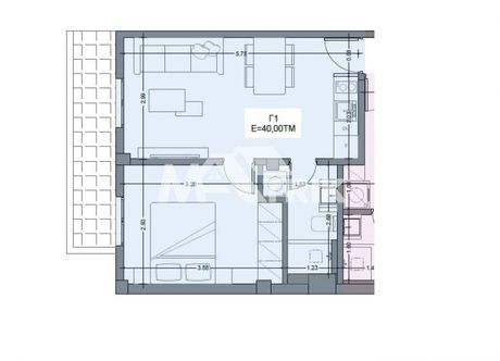Apartment 40sqm for sale-Charilaou