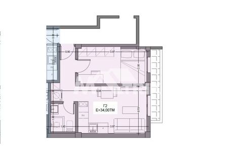 Apartment 34sqm for sale-Charilaou
