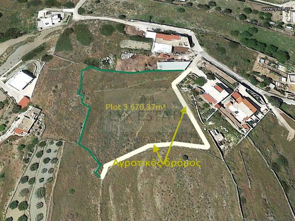 Land plot 3.670 sqm for sale, Cyclades, Syros