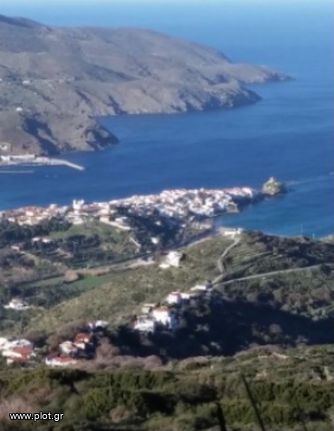 Land plot 6.500 sqm for sale, Cyclades, Andros