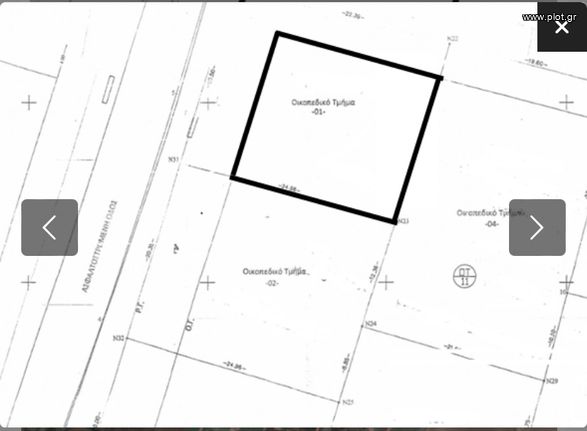 Land plot 512 sqm for sale, Rodopi Prefecture, Aigeiros