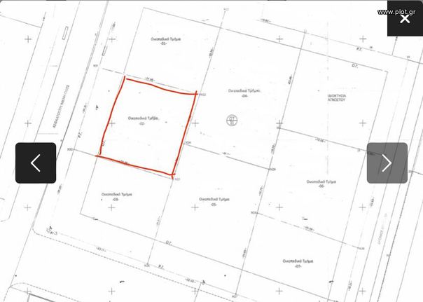 Land plot 519 sqm for sale, Rodopi Prefecture, Aigeiros