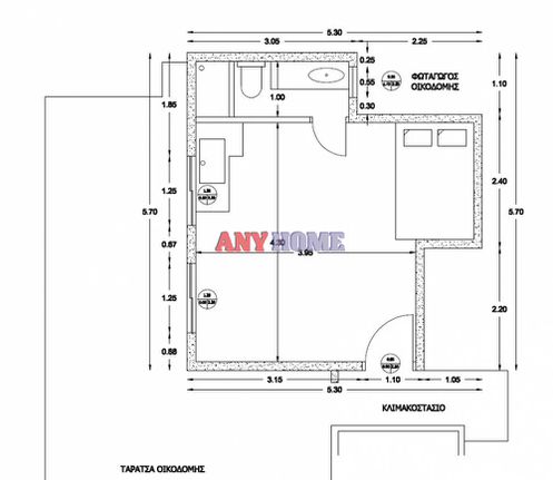 Studio / γκαρσονιέρα 25 τ.μ. για πώληση, Θεσσαλονίκη - Κέντρο, Διοικητήριο