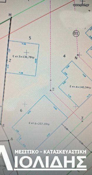 Οικόπεδο 1.215 τ.μ. πρός πώληση, Θεσσαλονίκη - Περιφ/Κοί Δήμοι, Πυλαία