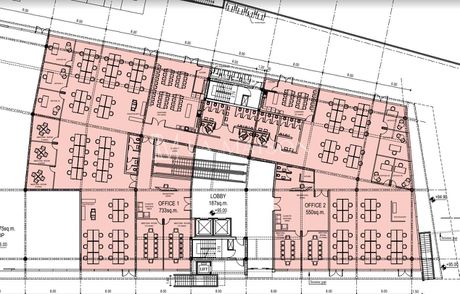 Office 1.234sqm for rent-