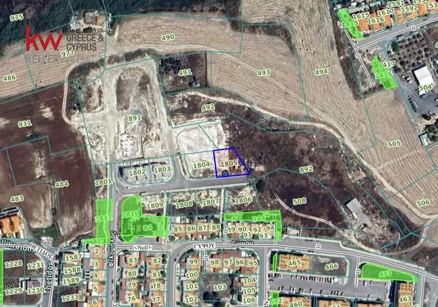 Land plot 649 sqm for sale, Larnaca, Aradipou