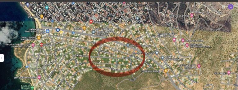 Land plot 870 sqm for sale, Rest Of Attica, Saronida