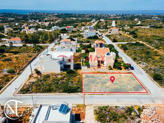 Land plot 488 sqm for sale, Chania Prefecture, Akrotiri