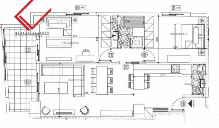 Office 87 sqm for sale, Athens - Center, Ano Patisia