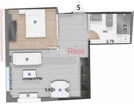 Studio / γκαρσονιέρα 54τ.μ. για πώληση-Ντεπώ