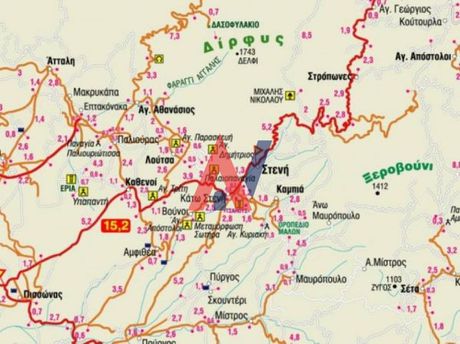 Land plot 1.700sqm for sale-Dirfis » Paliouras