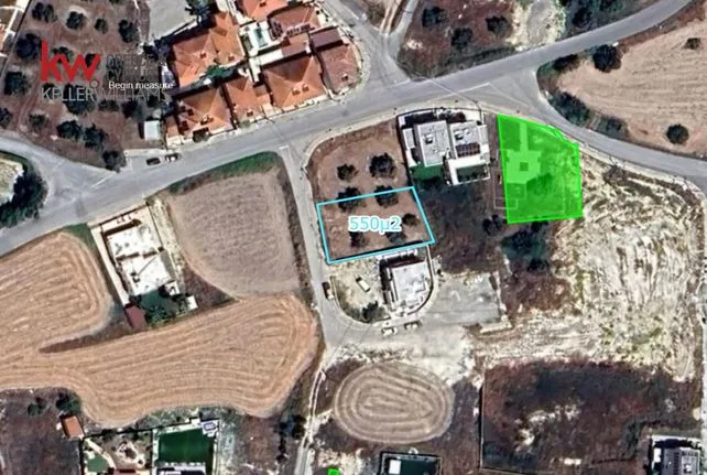 Land plot 549 sqm for sale, Larnaca, Aradipou