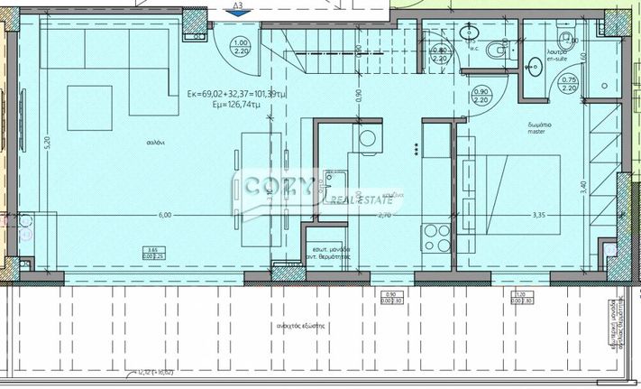 Apartment 127 sqm for sale, Thessaloniki - Suburbs, Kalamaria
